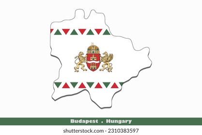 Budapest Flag - County of Hungary