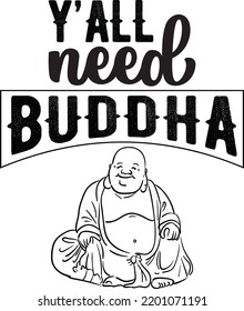 Buddha Day T Shirt Design