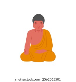 Buddha, Diwali, Hindu, Indian Symbol Illustration