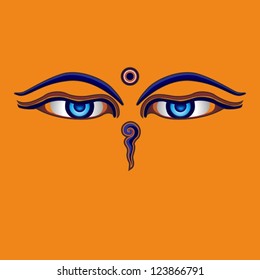 Buddha eyes, Nepal