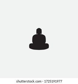 elemento gráfico de buddha Diseño de plantilla de ilustración