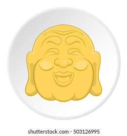 Buddha icon. Flat illustration of buddha vector icon for web
