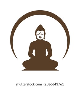 Buddha icon image design illustration