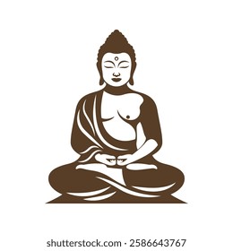 Buddha icon image design illustration