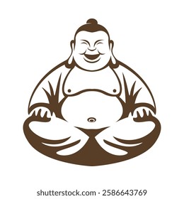 Buddha icon image design illustration
