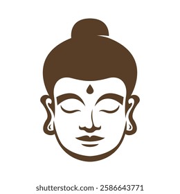 Buddha icon image design illustration