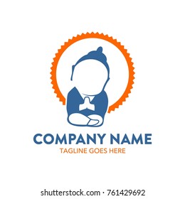 buddha illustration logo. editable. vector