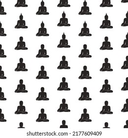 Buddha logo background.vector illustration design template.