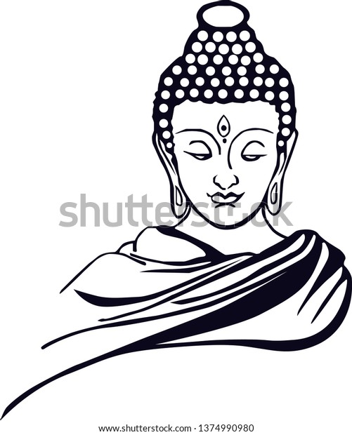 Buddha Logo Vector The Arts Celebrities Stock Image