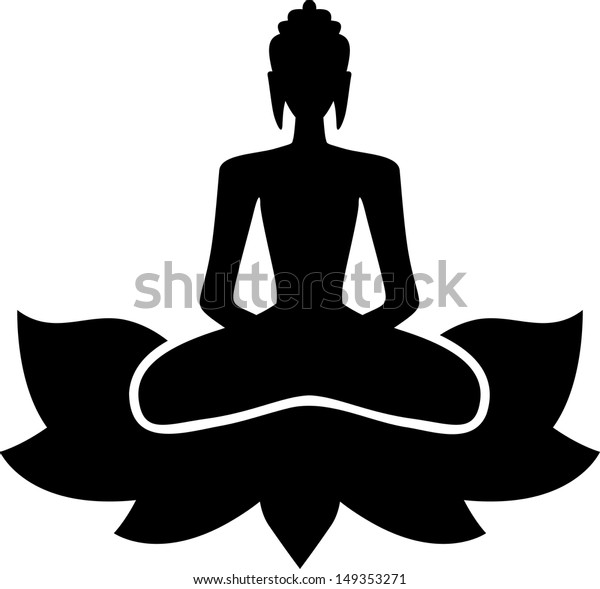 Buddha Lotus Stock Vector (Royalty Free) 149353271