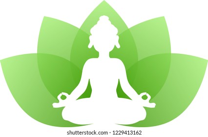 Buddha lotus leave