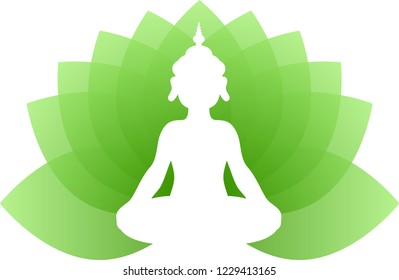 Buddha lotus leave