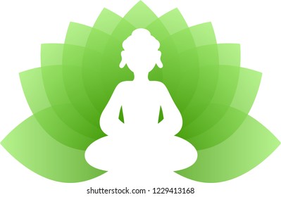 Buddha lotus leave