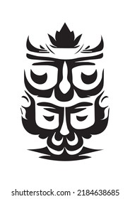 Buddha Mask - Ink for Printing