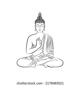 buddha drawing