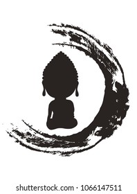 Buddha meditation shape