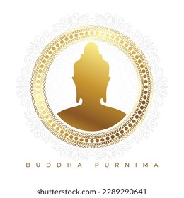 buddha purnima religious background celebrate the festival with joy vector