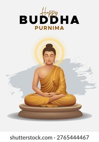 Buddha Purnima (Vesak) VECTOR ILLUSTRATION