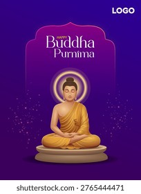 Buddha Purnima (Vesak) VECTOR ILLUSTRATION