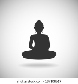 Buddha silhouette