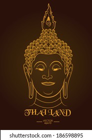 Buddha statue face