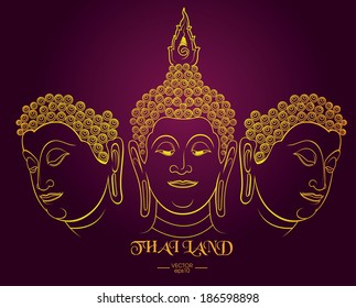 Buddha statue face