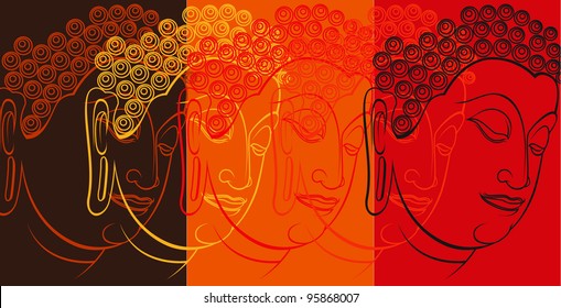 Buddha statue face