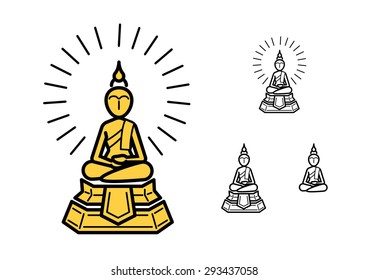 buddha statue icon