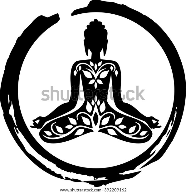 Buddha Symbol Stock Vektorgrafik Lizenzfrei