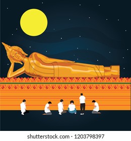 buddha thailand vector