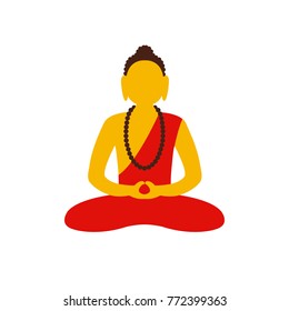 Buddha vector icon