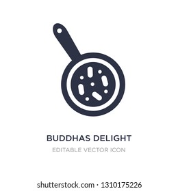 buddhas delight icon on white background. Simple element illustration from Food and restaurant concept. buddhas delight icon symbol design.
