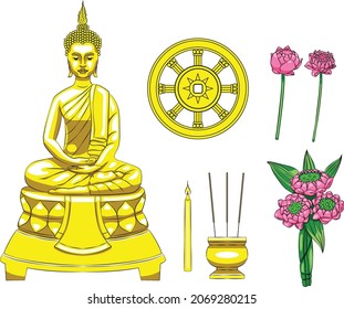 Buddhism buddha statue thailand