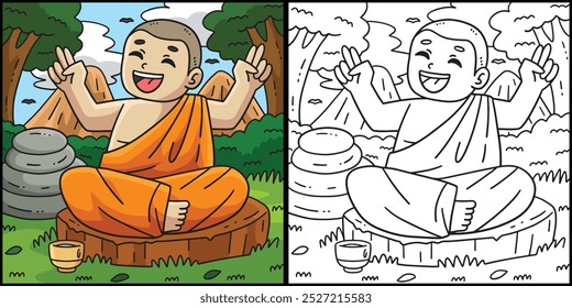 Buddhism Buddhist Laughing Buddha Illustration
