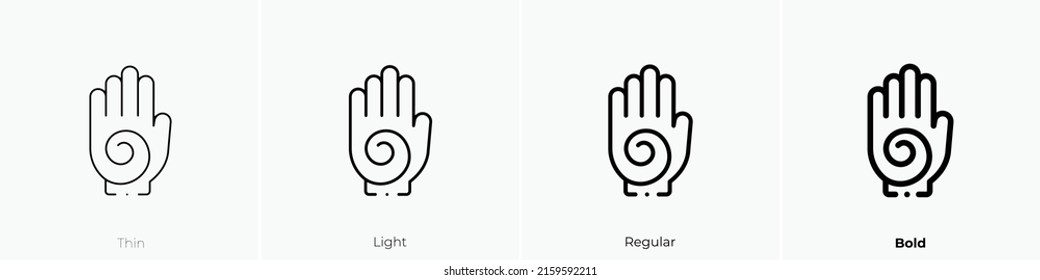 buddhism icon. Linear style sign isolated on white background. Vector illustration.