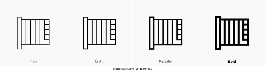 buddhism icon. Thin, Light Regular And Bold style design isolated on white background