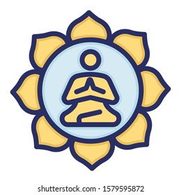 
Buddhism Isolated Vector icon which can easily modify or edit
