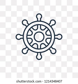 Buddhism vector outline icon isolated on transparent background, high quality linear Buddhism transparency concept can be used web and mobile