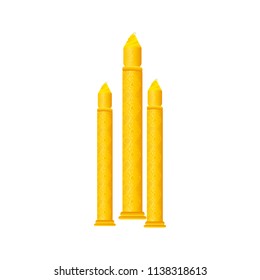 Buddhist candle decorative