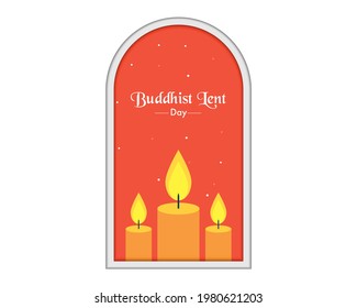 Buddhist Lent Day Simple Paper