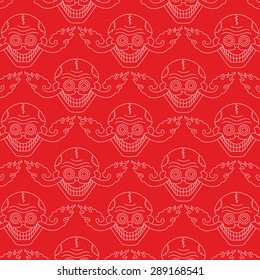 buddhist skull pattern