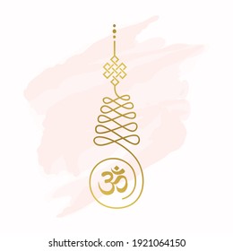 Buddhist Symbol For Life Path, Vector Artwork