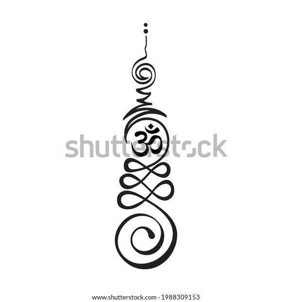 Buddhist Symbol Represents Path Toward Enlightenment Stock Vector ...