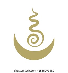 Buddhist symbol for universe, moon and sun