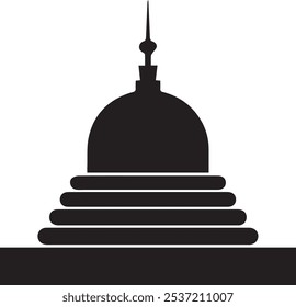 Fondo negro del templo budista, templo budista, templo png,