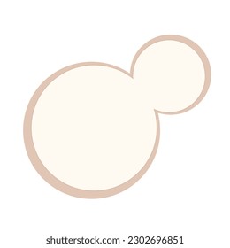 Budding yeast vector illustration graphic set