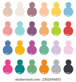 Budding yeast vector illustration graphic set