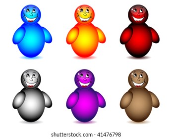 Iconos bucosos ilustración vectorial