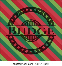 Budge christmas emblem.