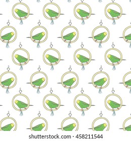 budgerigar bird pattern